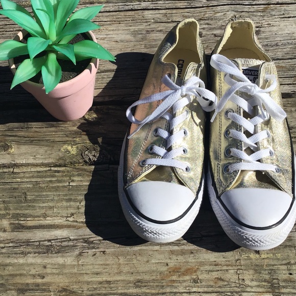 Converse Other - Converse Unisex CTAS Metallic Canvas Sneaker